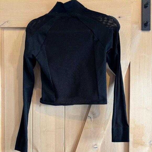 Mesh Cropped Athletic Jacket - Picture 2 of 2